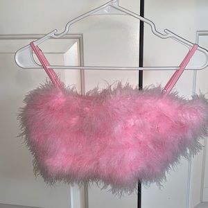 Link Fluffy Crop Top